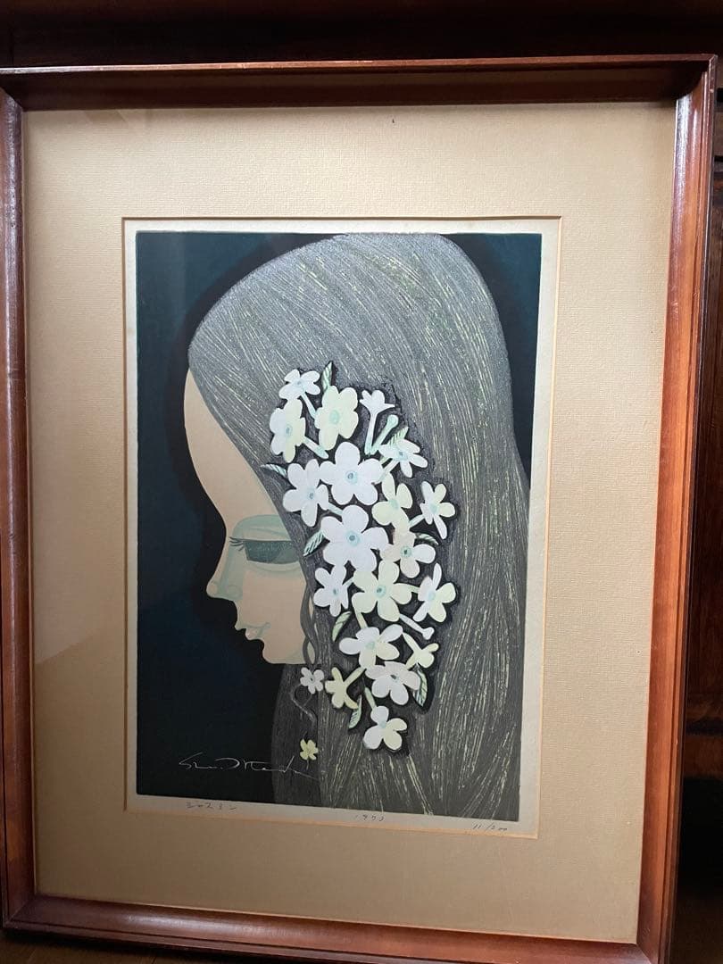 池田修造　木版画