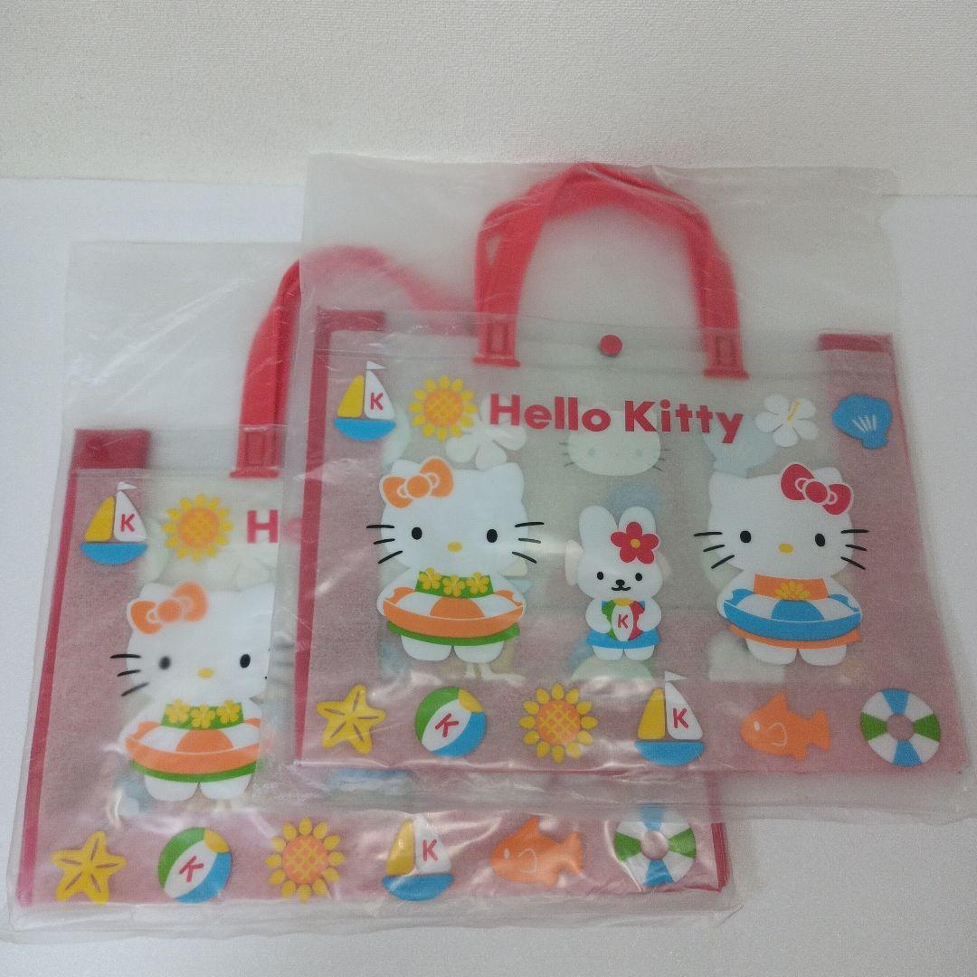 サンリオ　ハローキティ　平成レトロ　ビニールバック　プールバック　ミミィ　うさぎ