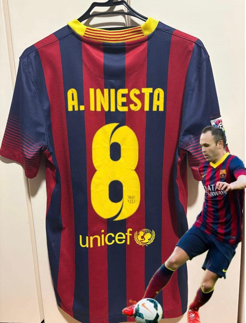 【正規品】FCバルセロナ A.イニエスタ 8番　13/14