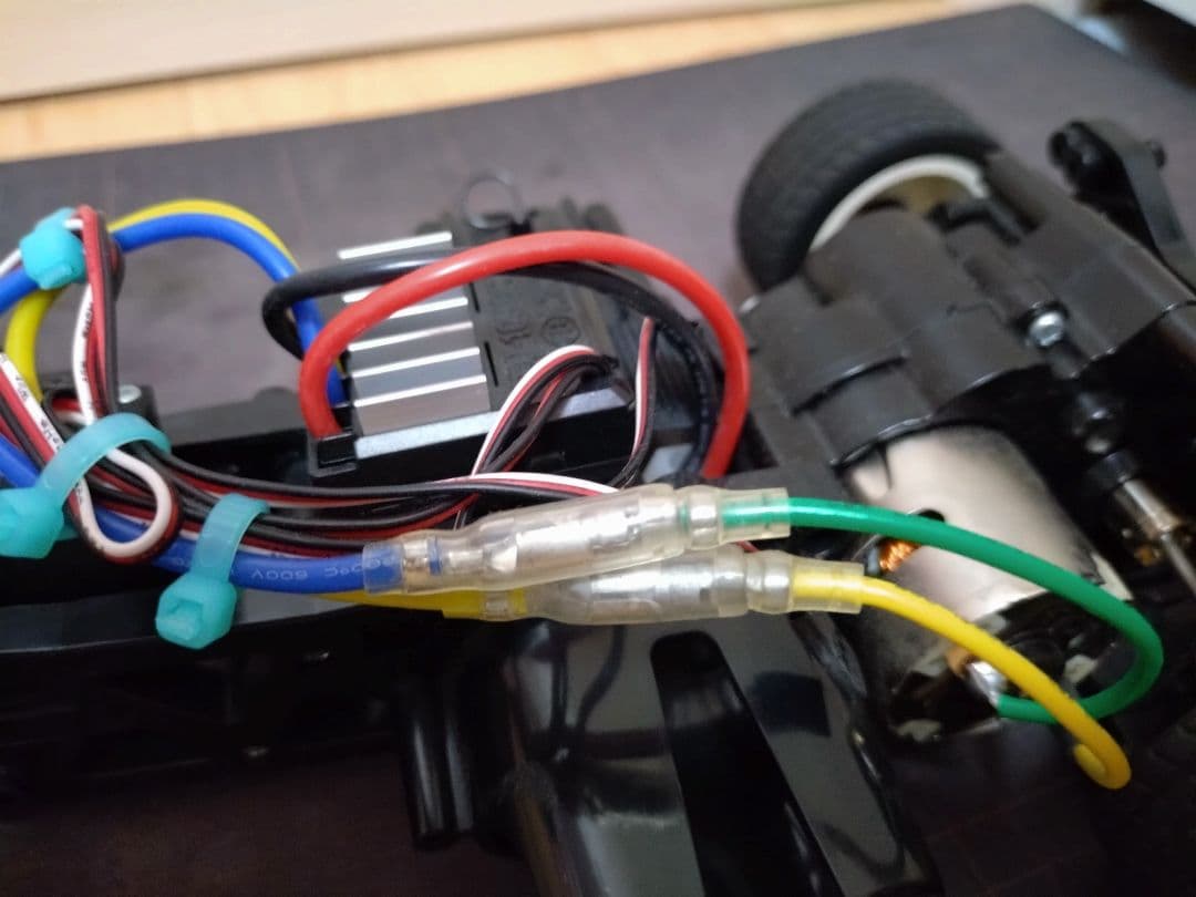 か*ー様 タミヤ　ロードスター　Mシャーシ　サーボモーター、アンプ付き