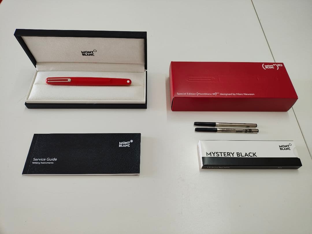 【新品未使用】MONTBLANC  モンブランM レッド シグニチャー