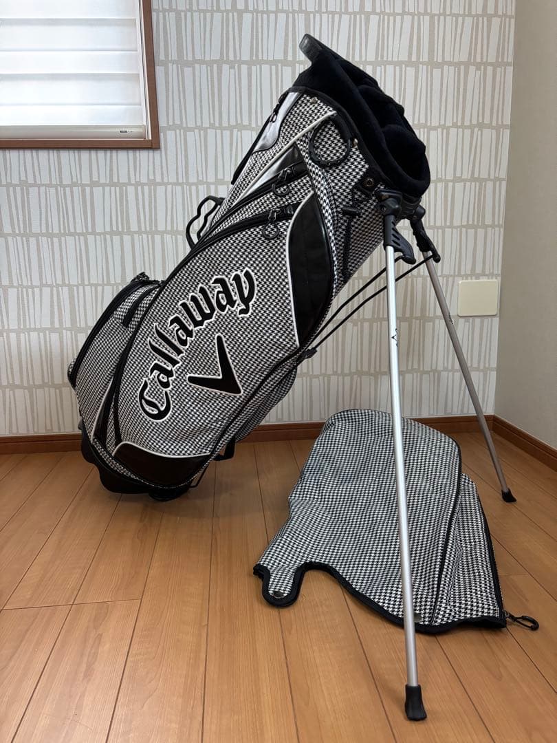 Callaway スタンド式 千鳥柄 キャディバッグ 9.0型(日本正規品)
