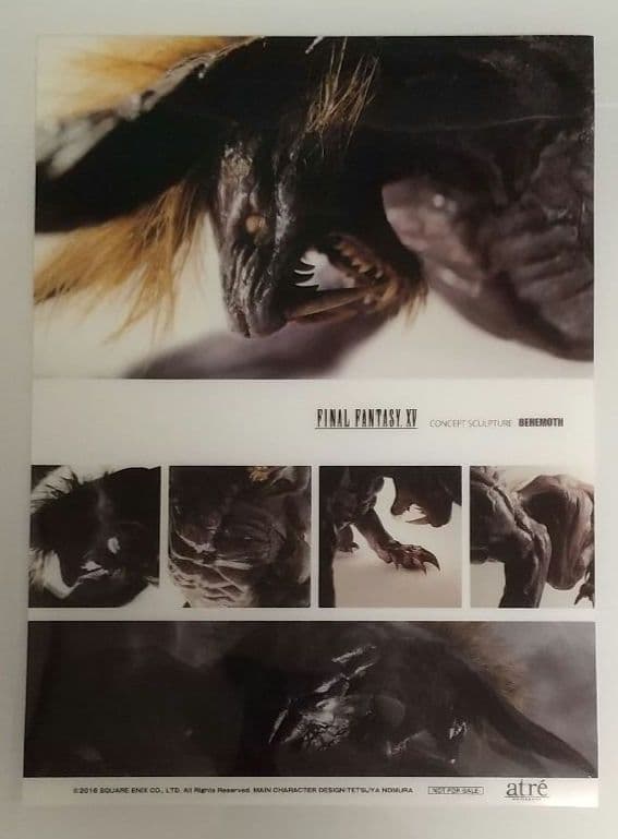 【非売品】FFXV ×アトレ秋葉原 抽選会参加賞コンセプトアート・クリアポスター