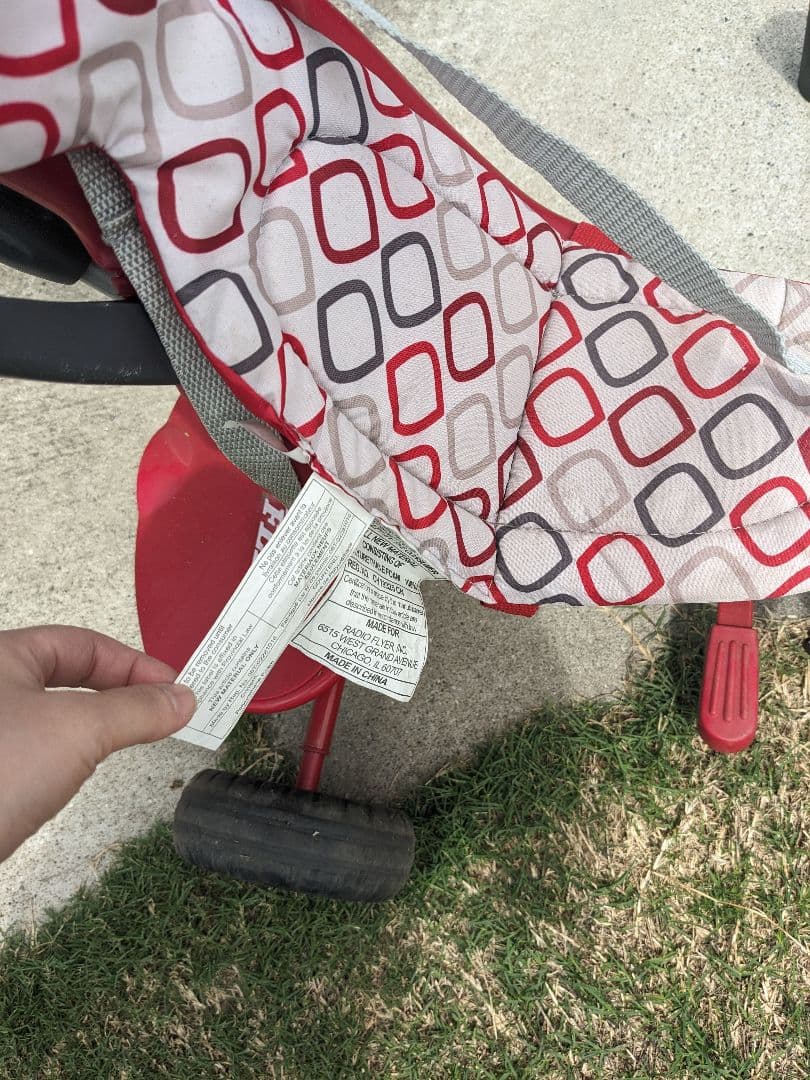 ラジオフライヤー　コストコ　三輪車　レア　希少価値あり　日除け　ケース付き