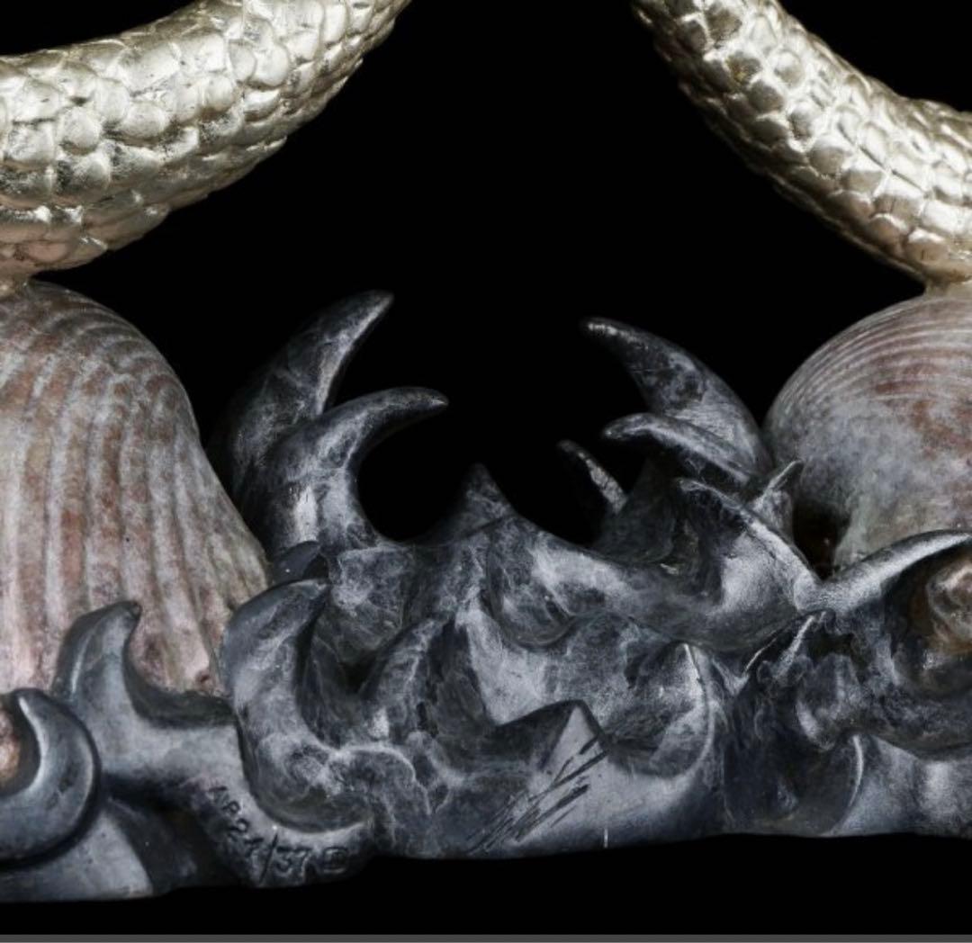 訳あり アールデコ巨匠【エルテ Erte】ブロンズ 人魚像 1988年製作 限定