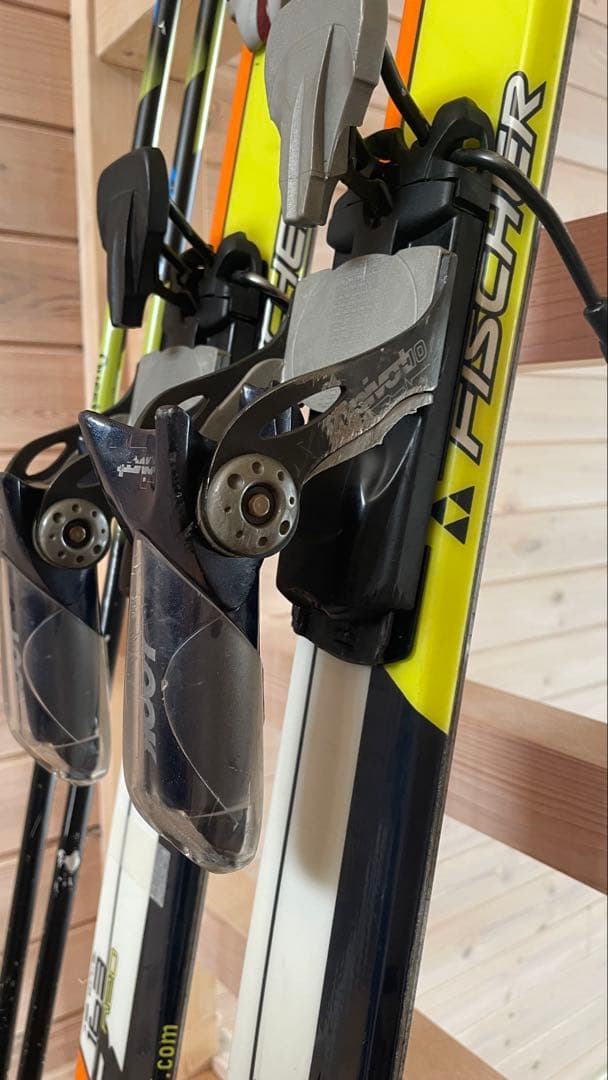 カービングスキー板フィッシャー大人163cmセットFISCHERジュニアオレンジ