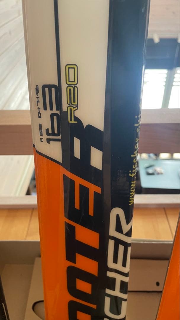 カービングスキー板フィッシャー大人163cmセットFISCHERジュニアオレンジ