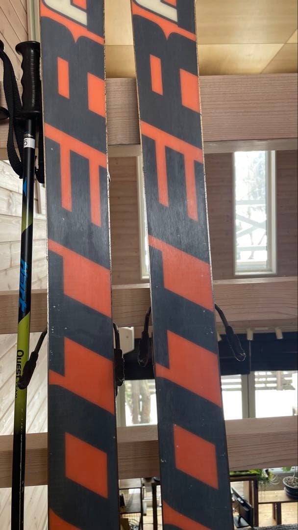 カービングスキー板フィッシャー大人163cmセットFISCHERジュニアオレンジ