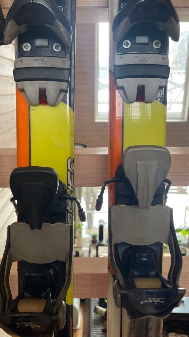 カービングスキー板フィッシャー大人163cmセットFISCHERジュニアオレンジ