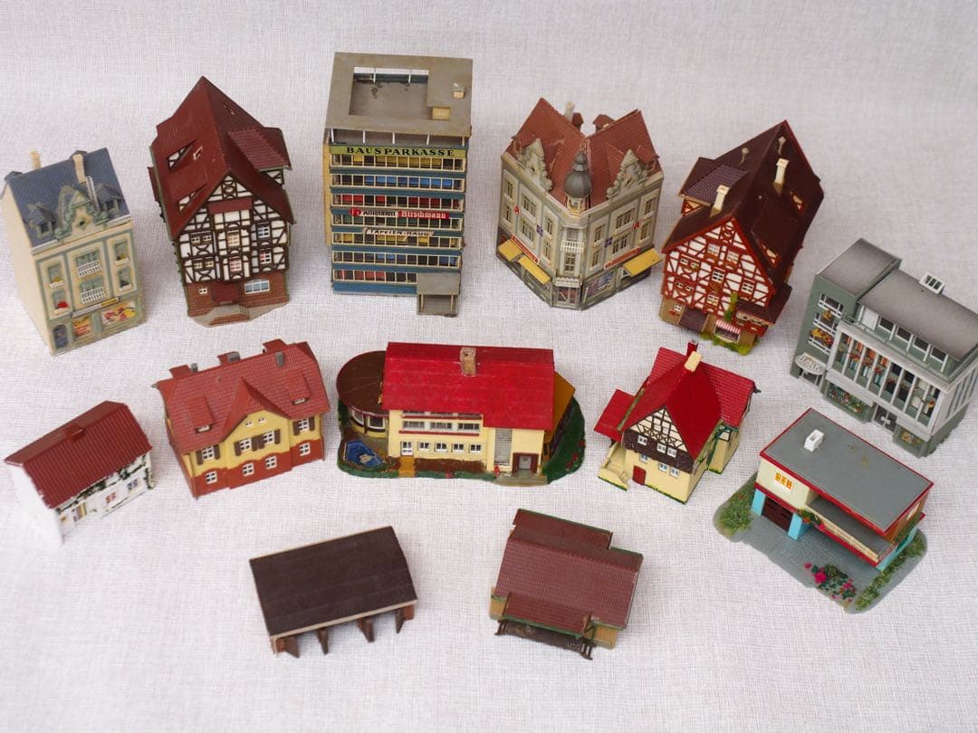 Nゲージ 建物 ストラクチャー セット ジオラマ用 A