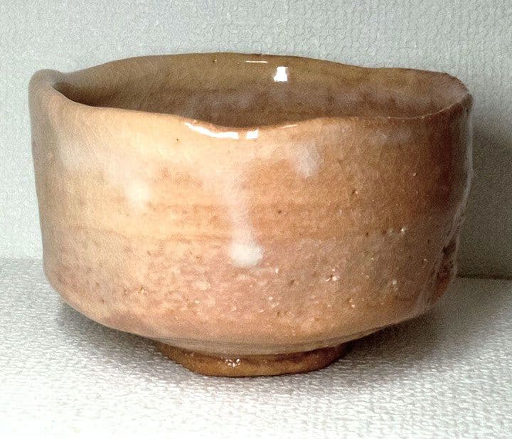 萩焼人間国宝11代三輪休雪(壽雪) 萩茶碗　萩焼茶碗