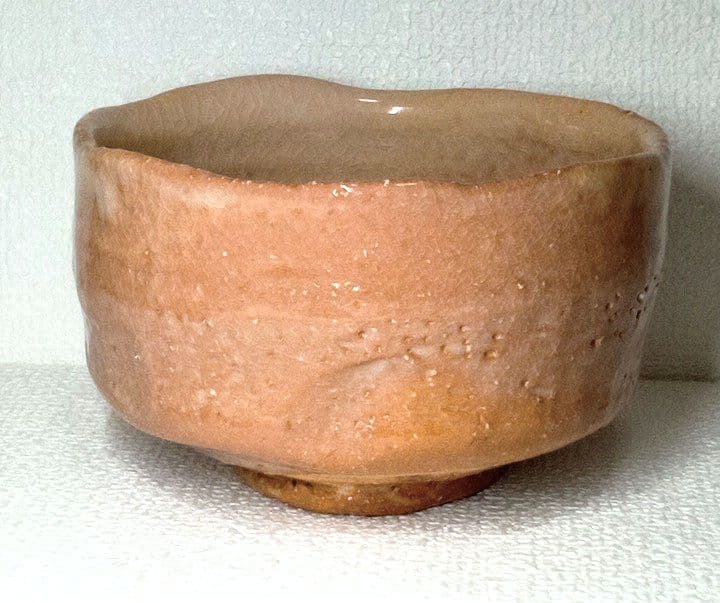 萩焼人間国宝11代三輪休雪(壽雪) 萩茶碗　萩焼茶碗