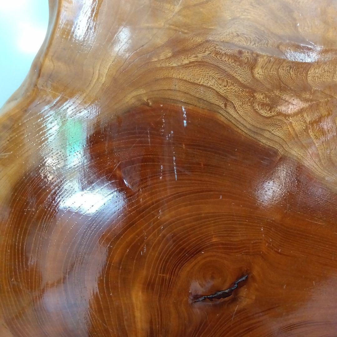 花台　A 　アンティーク　木目　一本木