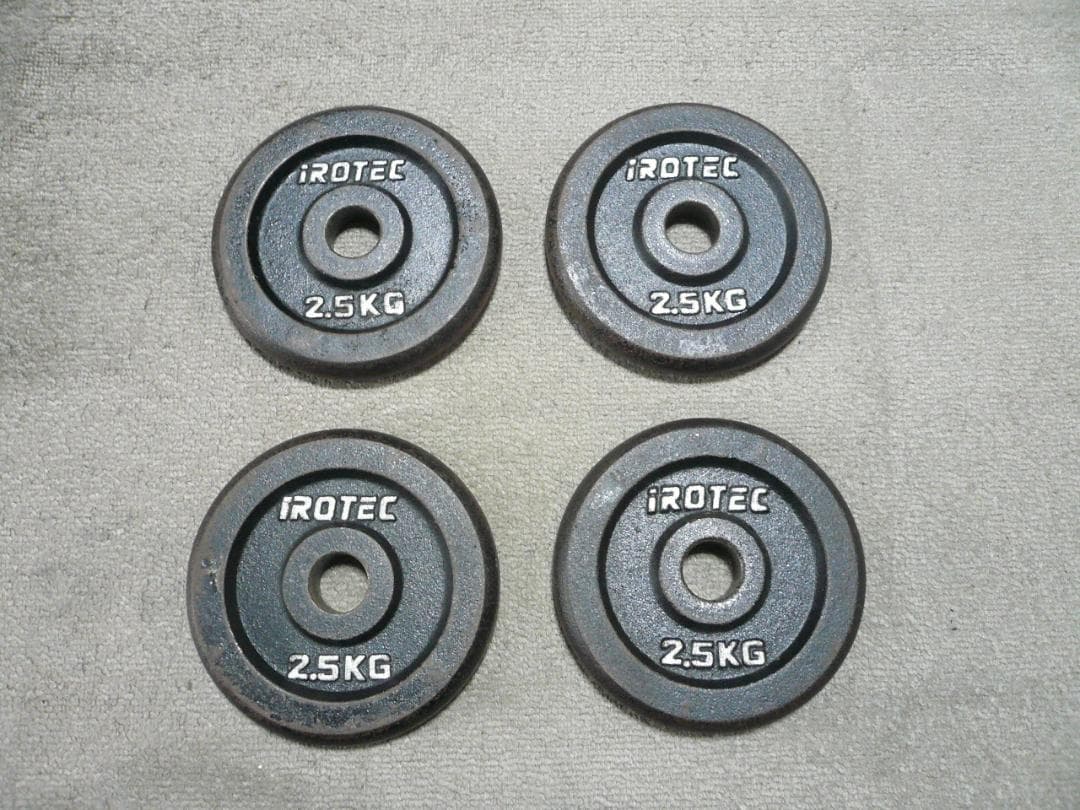 アイロテック ダンベル 10㎏×2 筋トレ IROTEC