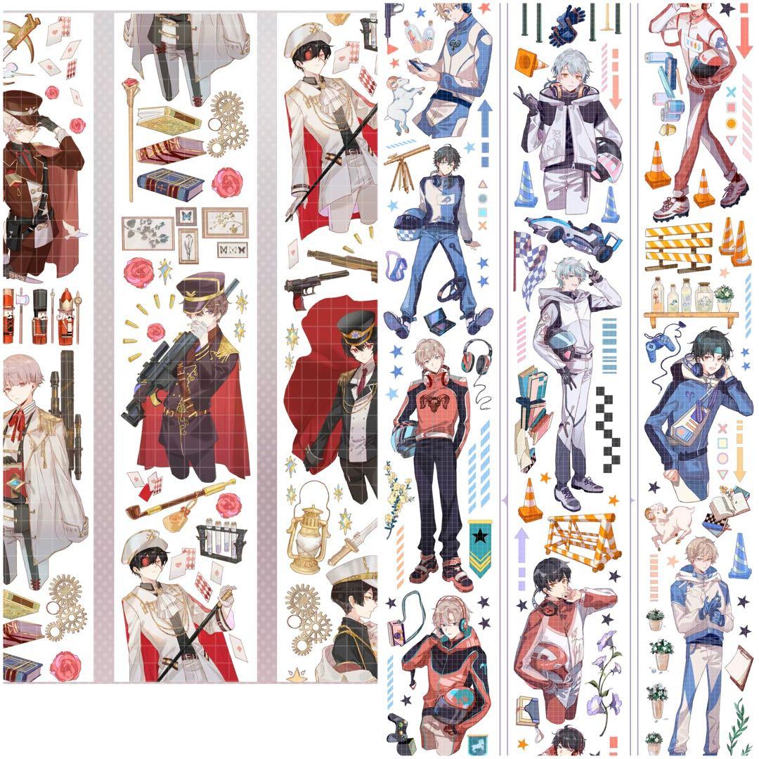 人物マステ　13本　まとめ売り