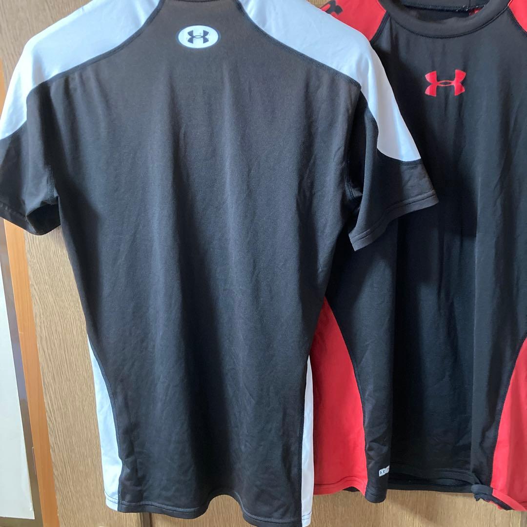 アンダーアーマ、ゴルフ、ヒートギア、 X L、長袖、半袖、2枚、人気モデル、配色