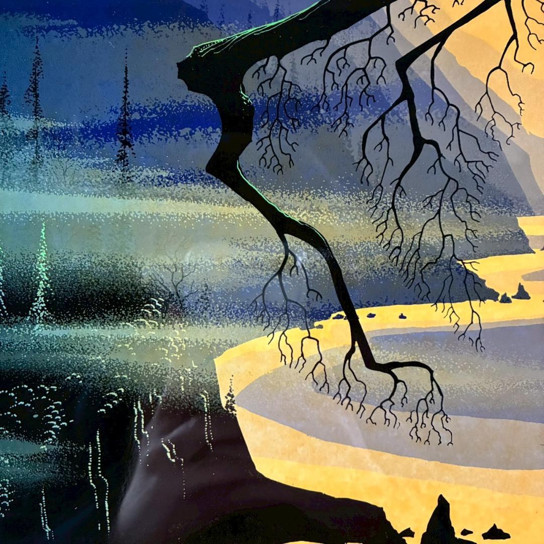 アイベン・アール「ブルーミスト」シルクスクリーン 直筆サイン入り 限定80点