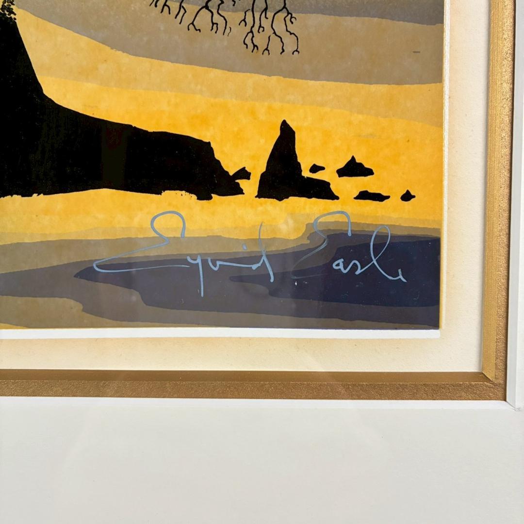 アイベン・アール「ブルーミスト」シルクスクリーン 直筆サイン入り 限定80点