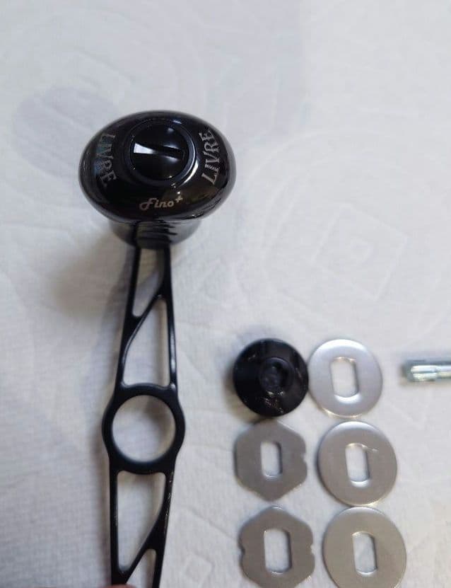 【リブレLIVRE】グライド87 シマノ 右巻用 オールブラック