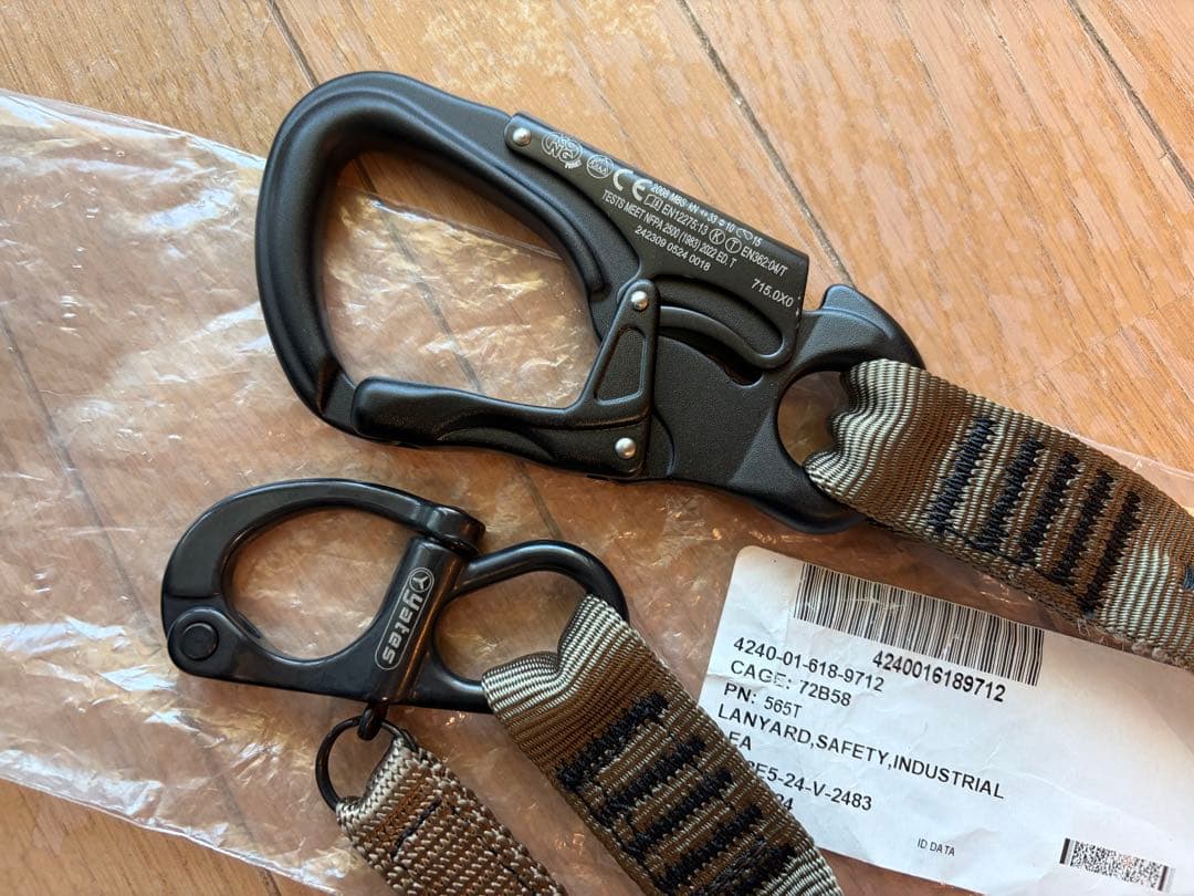 yates 565 SF PERSONAL RETENTION 米軍 ランヤード