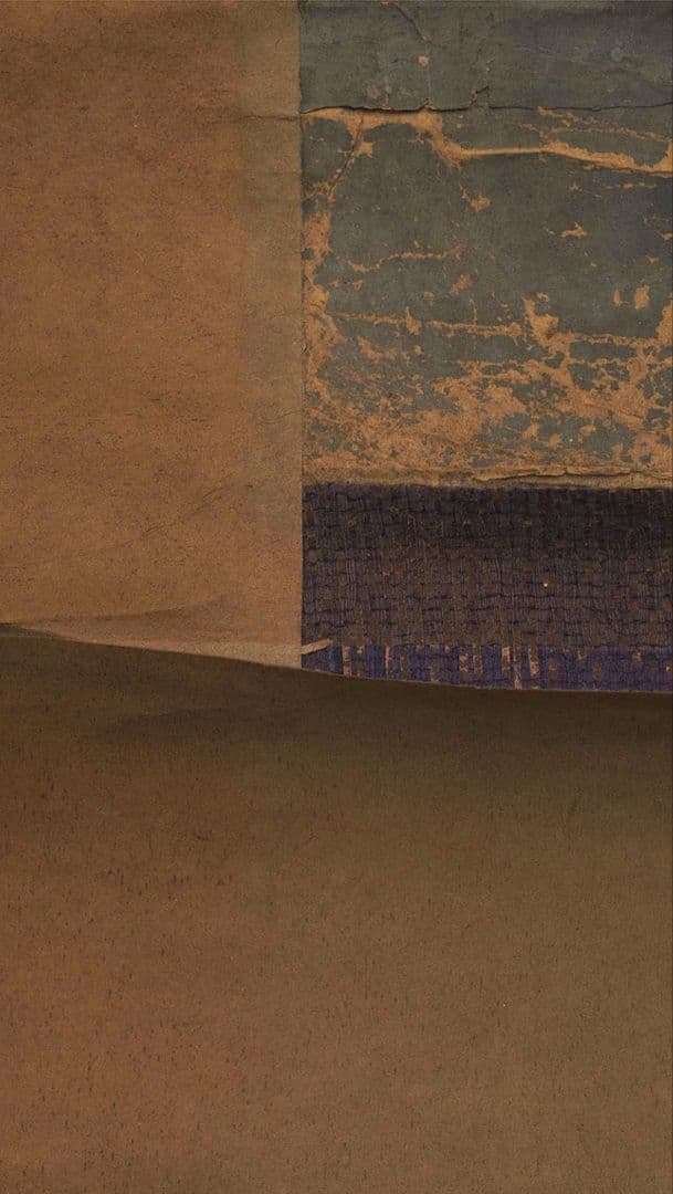 古仏画 涅槃図 肉筆 真作 無落款 仏教美術