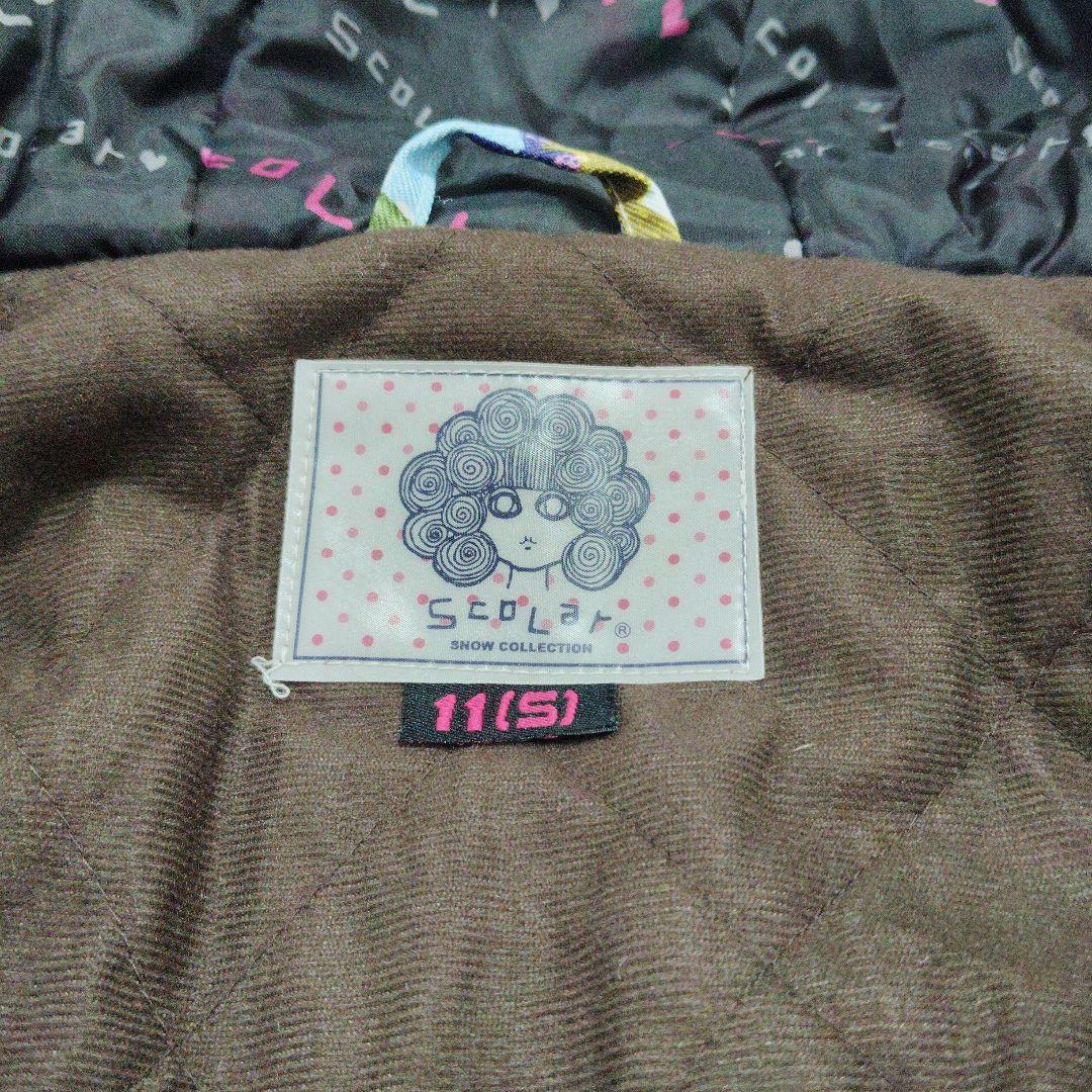 ScoLar　スカラー　スノボウェア　上下セット　レディース　S　総柄
