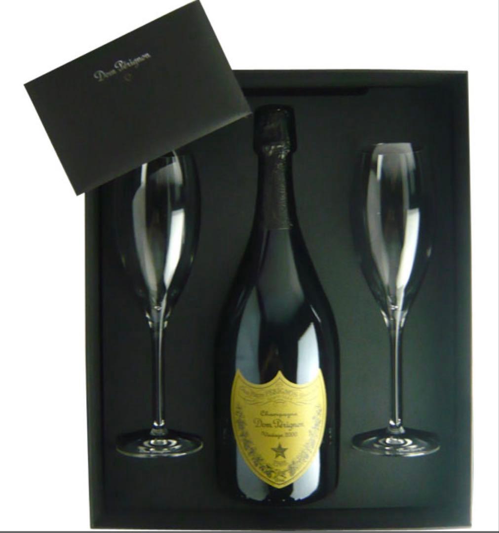 新品未開栓★ドンペリ シャンパン+グラスセット