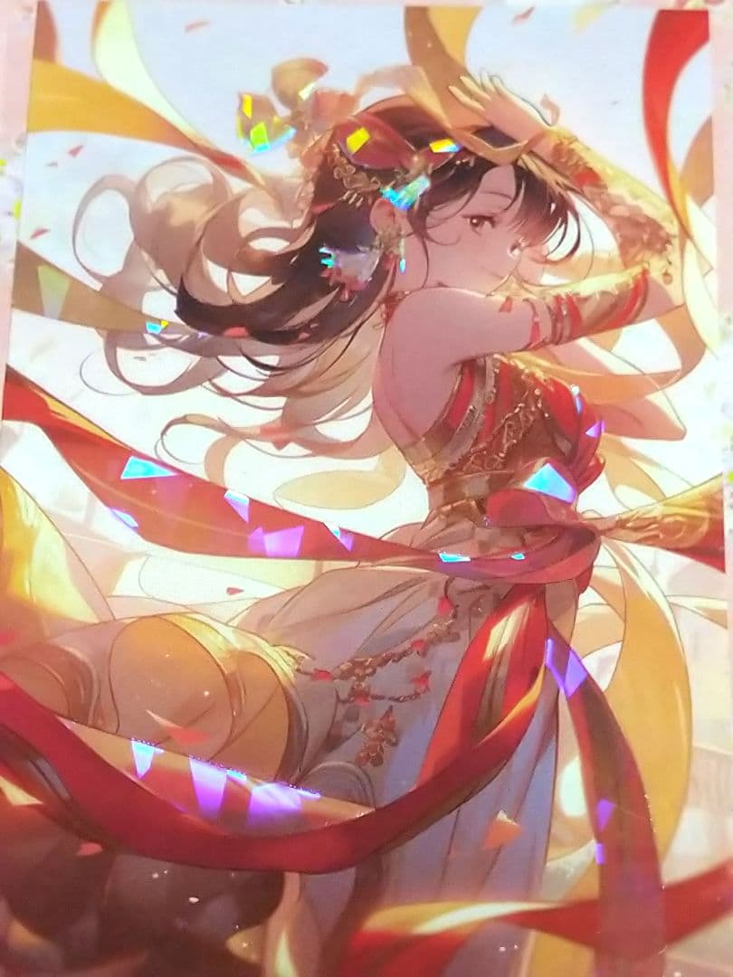 J870＃莞尔一笑舞倾城(贝壳光)紫袖烟切り売り海外人物女の子AIマステ