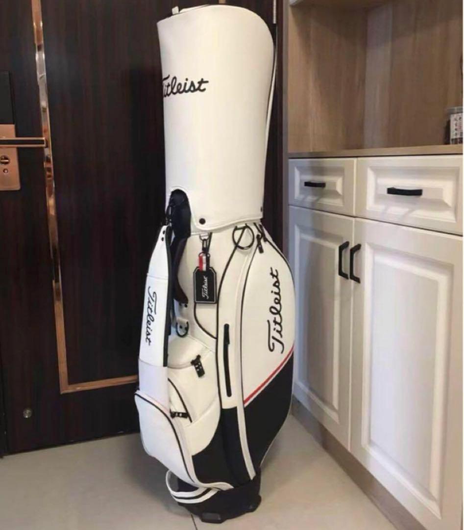 タイトリスト Titleist ゴルフバック キャディバッグ 9インチ 白
