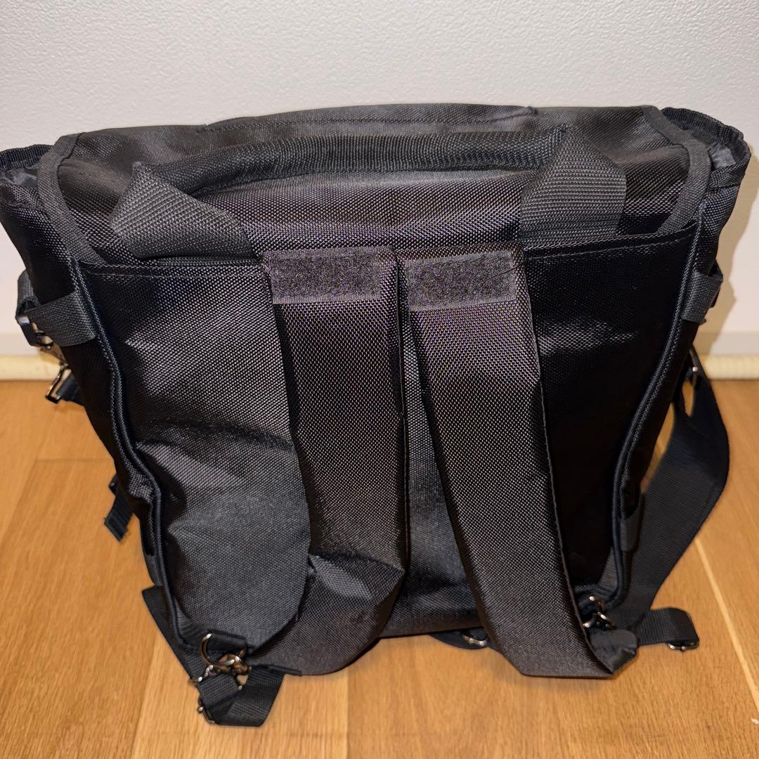 黒のレコードバッグ