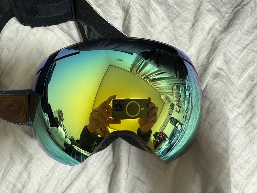 DRAGON X1 GOLDレンズ　スペアレンズ付き