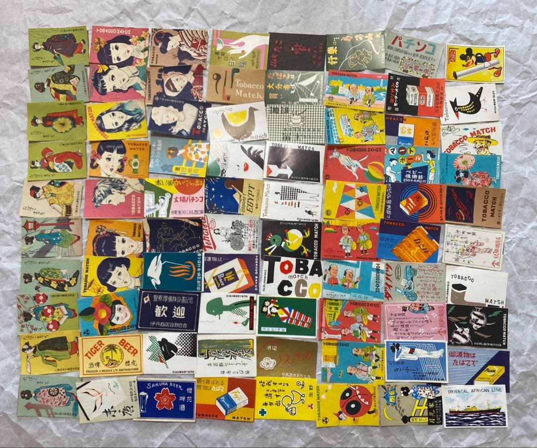 マッチラベル80枚 特選！昭和レトロ　戦前戦中戦後