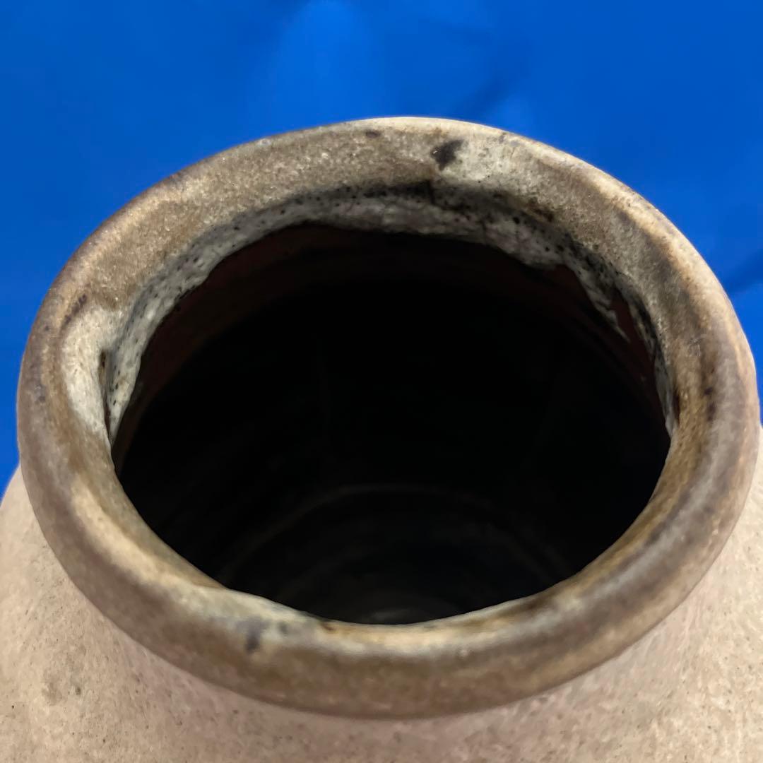 益子焼き　花瓶　人間国宝　濱田庄司