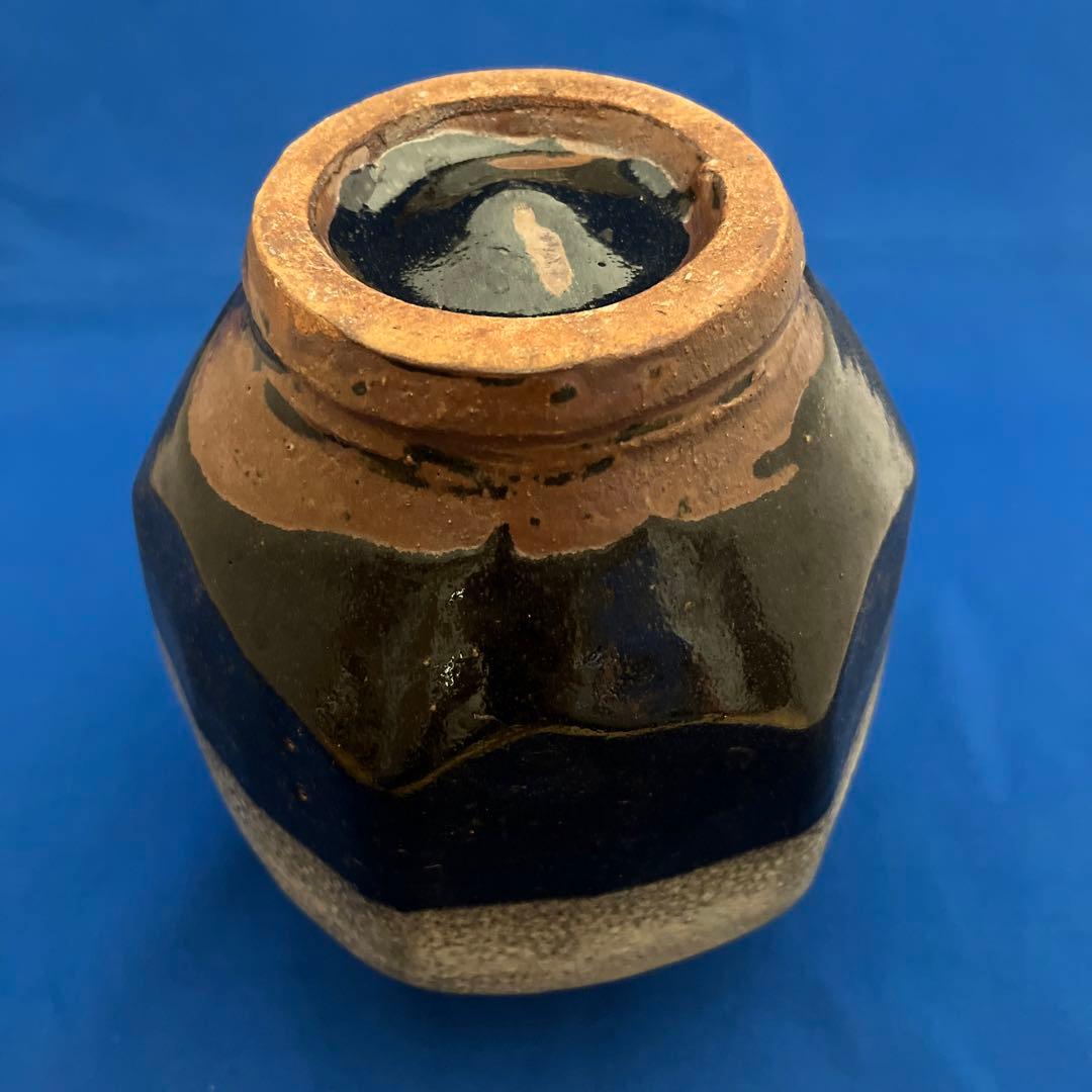 益子焼き　花瓶　人間国宝　濱田庄司