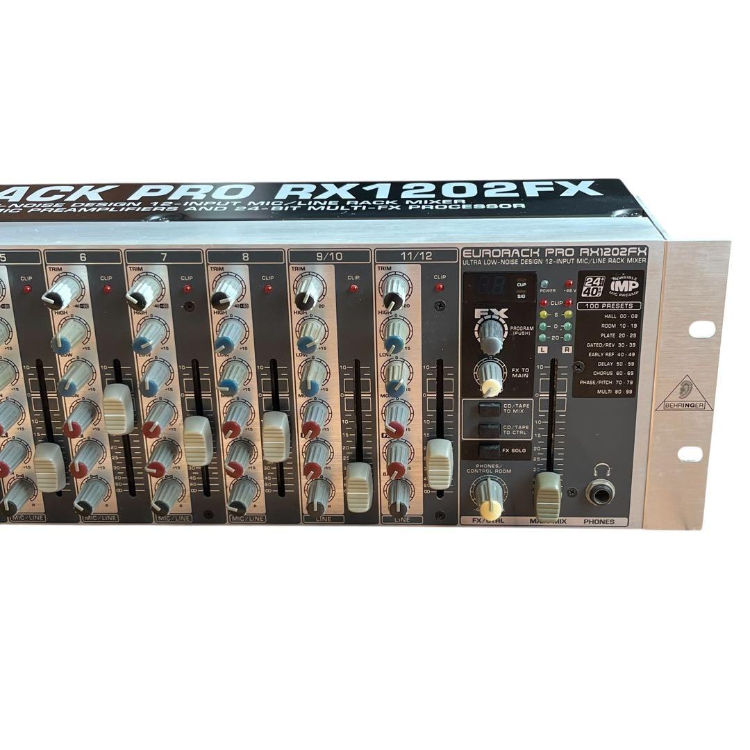 ラインミキサー Behringer eurorack pro RX1202FX