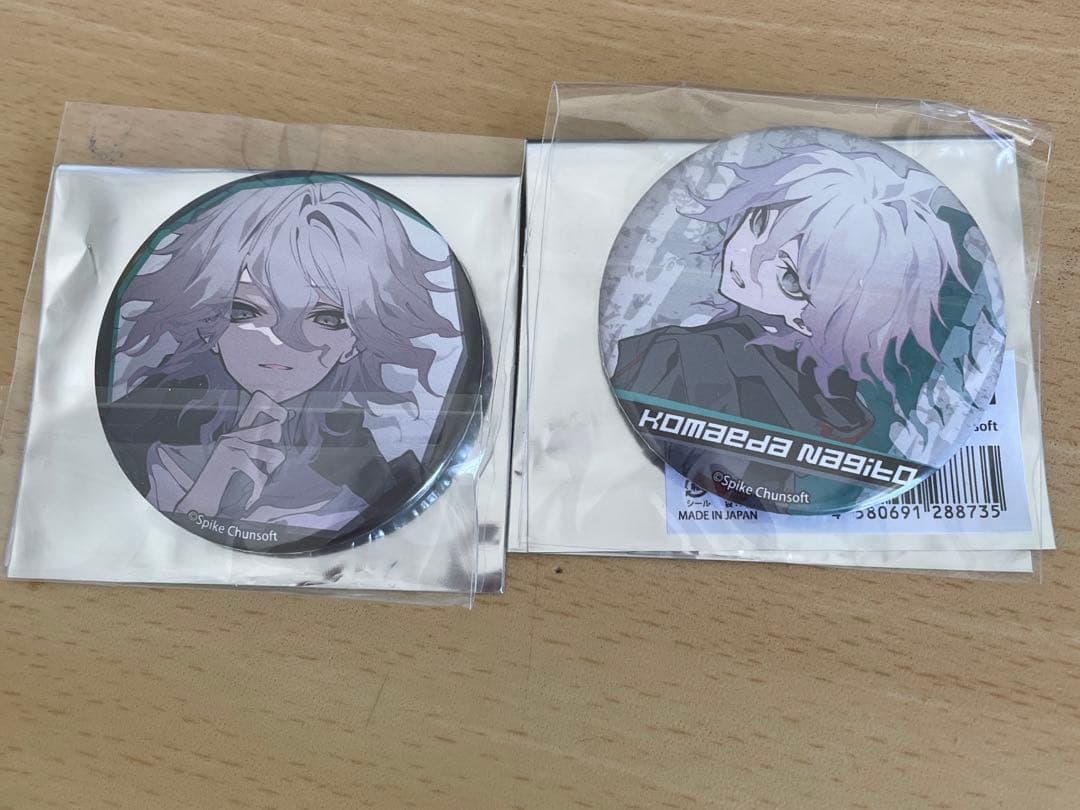 ダンガンロンパ 缶バッジ　望月けい LOFT 狛枝凪斗　レア品