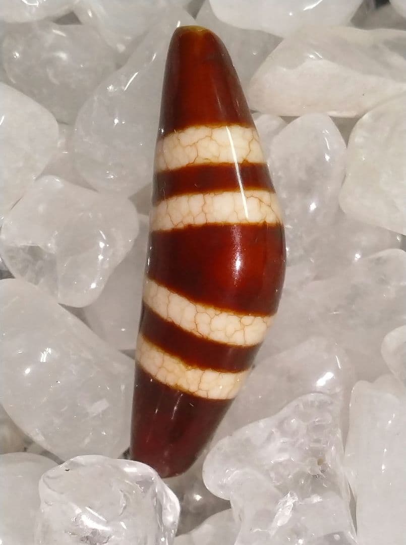 637天珠　上肯天珠　湾月　四線天珠　dzibeads！