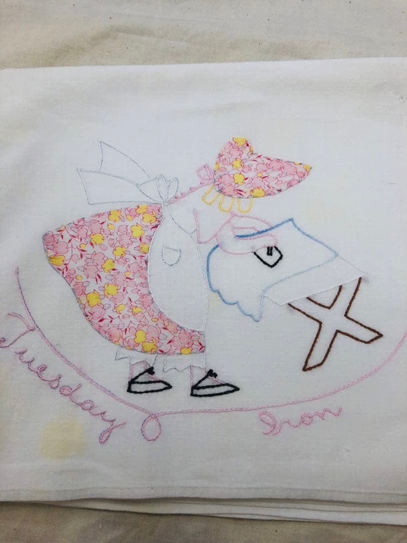 アメリカアンティーク　キッチンクロスSET