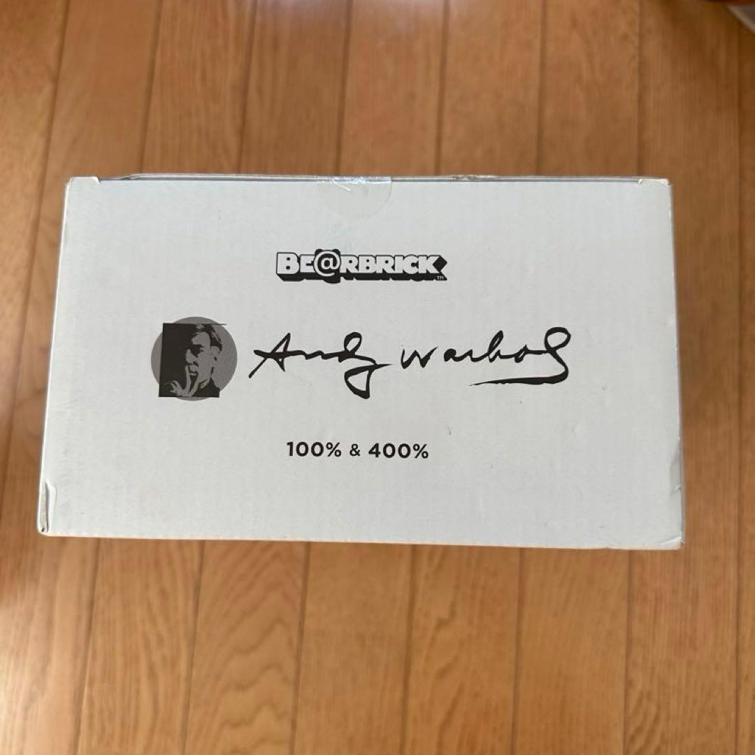 ベアブリック アンディ・ウォーホル『Brillo』100% & 400% セット