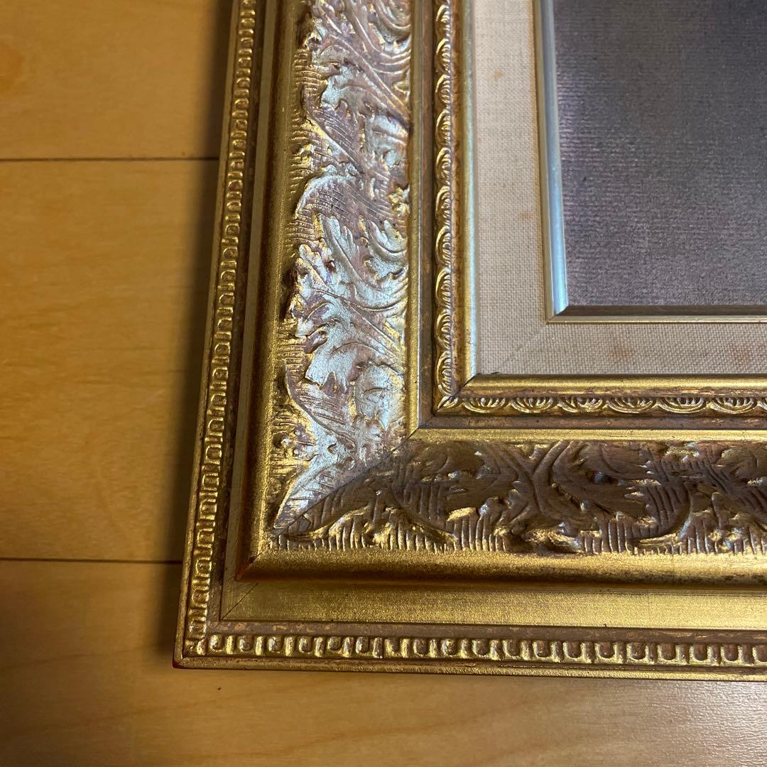 ドガ　踊り子　絵画(レプリカ) 額入り　額縁　油彩画