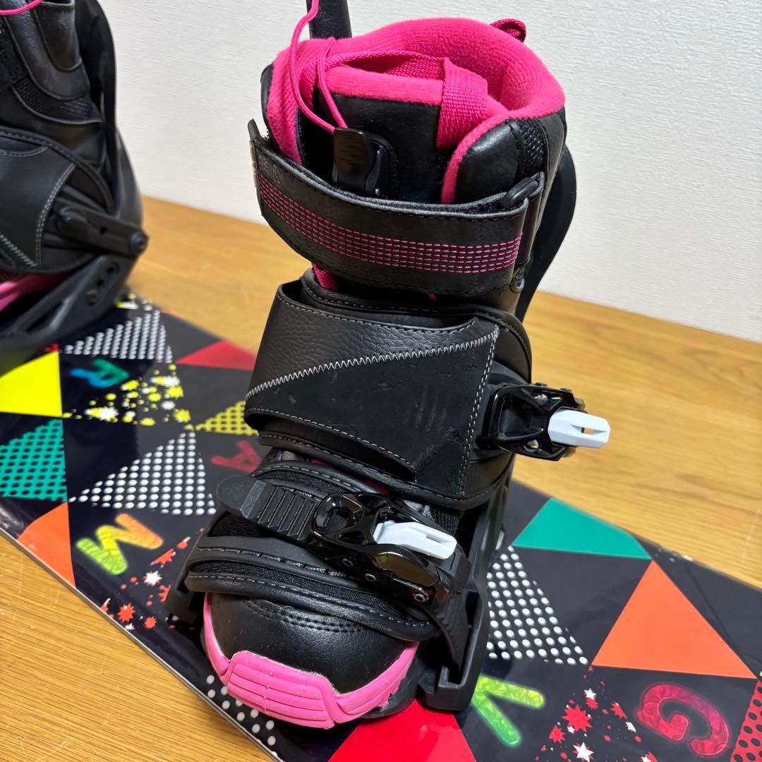 キッズ　　ジュニア IGNIO 120cmスノーボード 22cmブーツ付き