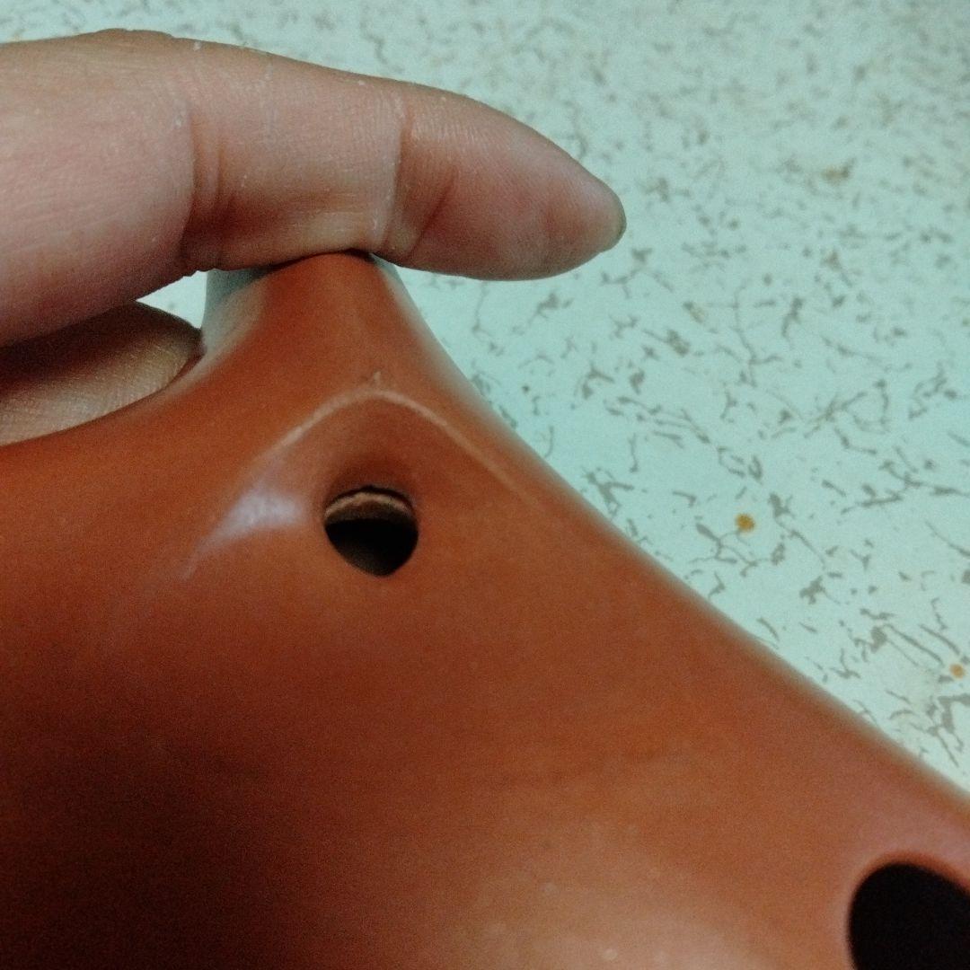 オカリナ　フォークリンク　テラコッタ　AC