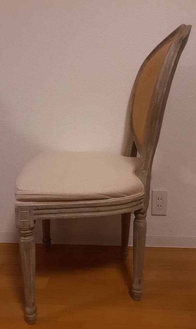 【匿名配送】ルイ16世様式アームレスチェア★Louis XVI style①