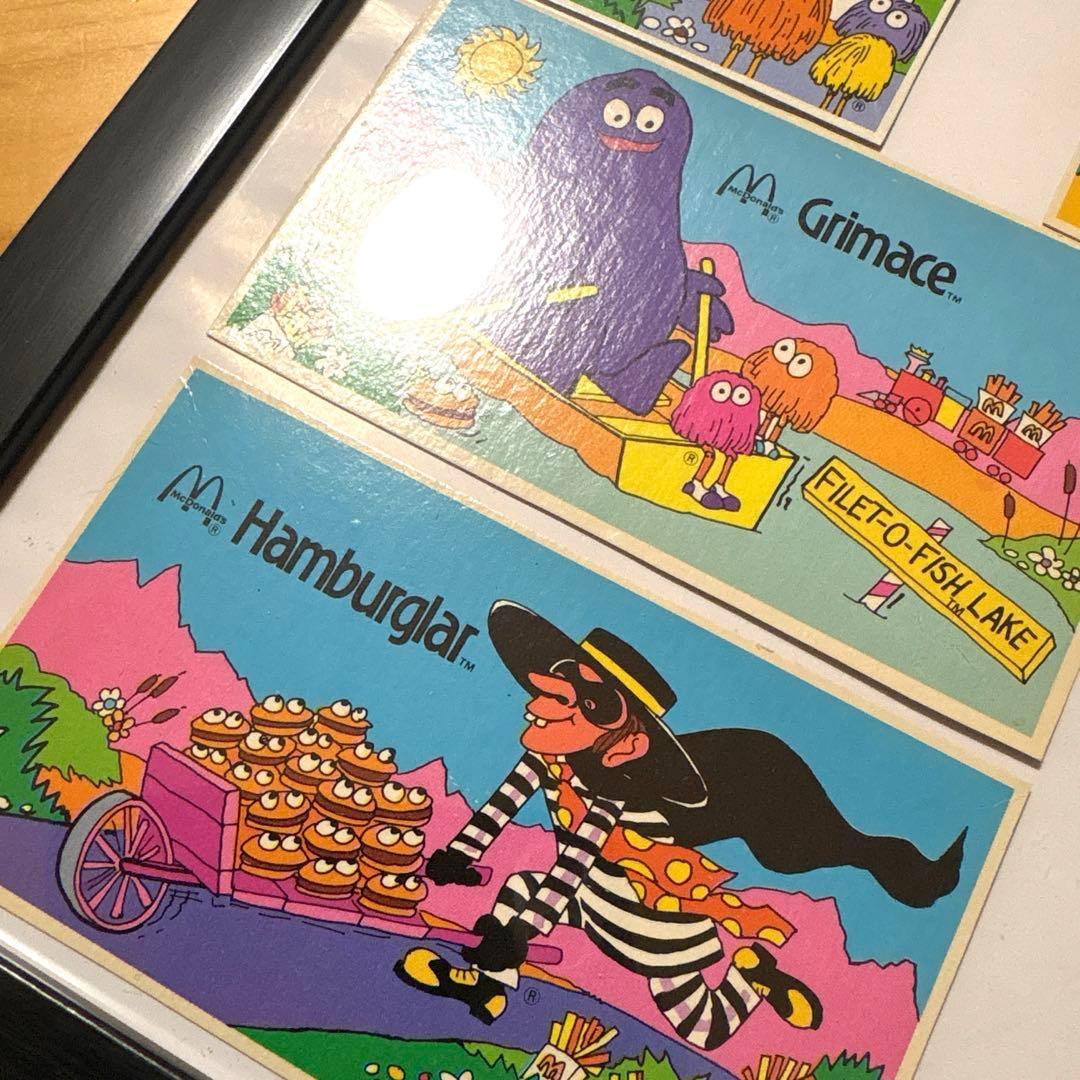 1980年　マクドナルドランド　クッキー　ボックスカード　フルセット　アメトイ