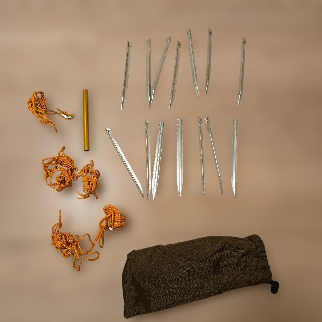 mont-bell／クロノスドーム2 オレンジ +純正グラウンドシート