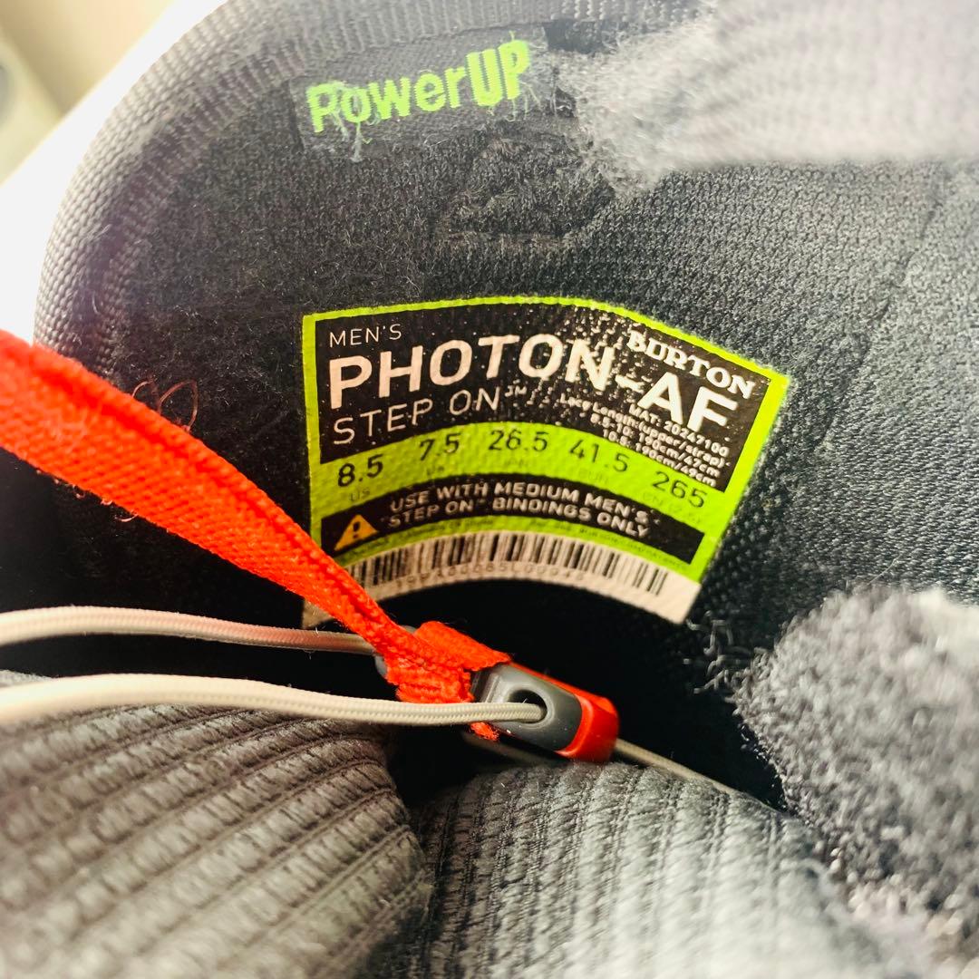 BURTON STEP ON PHOTON-AF ダブルBOA 26.5cm美品