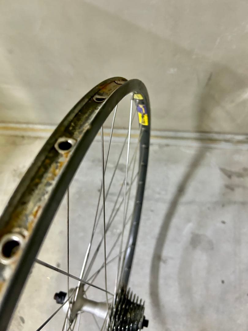 【Mavic/マビック後輪ホイール】GP4チューブラー重量1.36kgスプロケ付