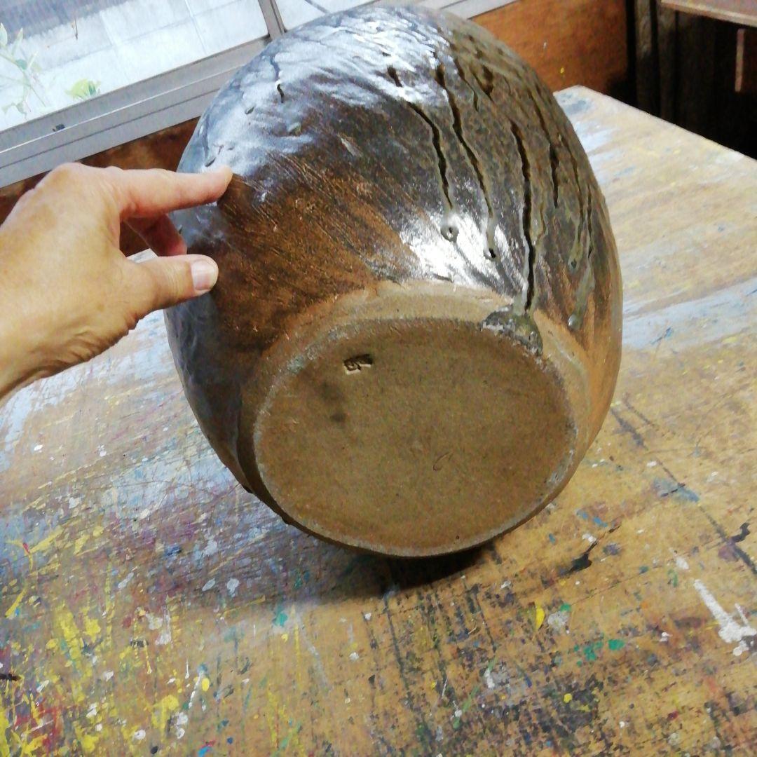 花瓶、メダカ入れ、陶器、壺、アート、インテリア、置物、芸術、骨董、盆栽鉢