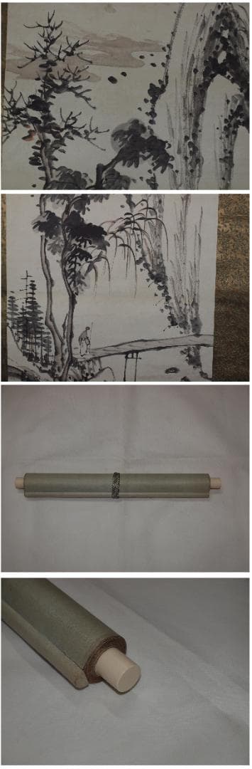 骨董市仕入れ品　日本　時代肉筆掛け軸　※激安骨董品中国 X847C16-6