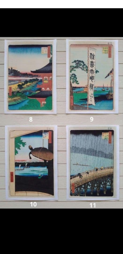 【特価!!】歌川広重「名所江戸百景」夏の部　全31点　浮世絵版画・越前和紙複製